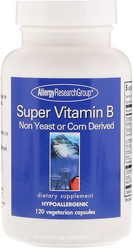 Фото Allergy Research Group Super Vitamin B Complex 120 капсул (ALG70340)