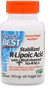 Фото Doctor's Best Stabilized R-Lipoic Acid 100 мг 60 капсул (DRB00123)