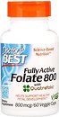 Фото Doctor's Best Fully Active Folate 800 мкг 60 капсул (DRB00458)