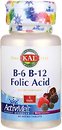 Фото KAL B-6 B-12 Folic Acid со вкусом ягод 60 таблеток