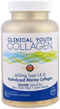 Фото KAL Clinical Youth Collagen 600 мг 60 капсул