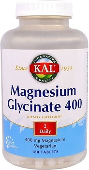 Фото KAL Magnesium Glycinate 400 мг 180 таблеток