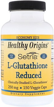 Фото Healthy Origins Setria L-Glutathione Setria 250 мг 150 капсул (HOG41334)