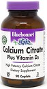 Фото Bluebonnet Nutrition Calcium Citrate Plus Vitamin D3 90 капсул