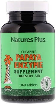 Фото Nature's Plus Papaya Enzyme 360 таблеток (4462)