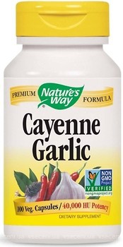 Фото Nature's Way Cayenne & Garlic 100 капсул