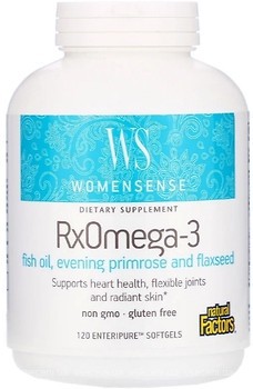 Фото Natural Factors WomenSense RxOmega-3 120 капсул (NFS03544)