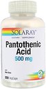 Фото Solaray Pantothenic Acid 250 капсул (SOR04381)
