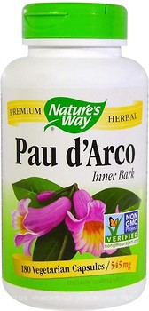 Фото Nature's Way Pau d'Arco Inner Bark 180 капсул (NWY15408)