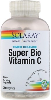 Фото Solaray Super Bio Vitamin C 360 капсул (SOR04462)