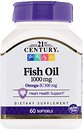 Фото 21st Century Fish Oil Omega-3 1000 мг 60 капсул (21495)