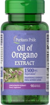 Фото Puritan's Pride Oil of Oregano Extract 1500 мг 90 капсул