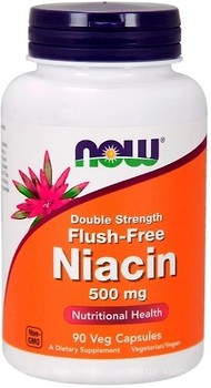 Фото Now Foods Niacin Flush Free 500 мг 90 капсул (00498)