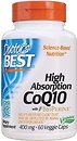 Фото Doctor's Best High Absorption CoQ10 with BioPerine 400 мг 60 капсул (DRB00157)