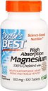Фото Doctor's Best High Absorption Magnesium 120 таблеток (DRB00025)