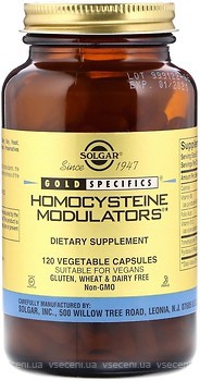 Фото Solgar Gold Specifics Homocysteine Modulators 120 капсул (SOL01411)