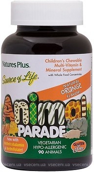 Фото Nature's Plus Animal Parade Orange Flavor со вкусом апельсина 90 таблеток