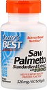 Фото Doctor's Best Saw Palmetto Standardized Extract with Euromed 320 мг 60 таблеток