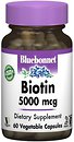 Фото Bluebonnet Nutrition Biotin 5000 мкг 60 капсул (BLB0447)
