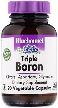 Фото Bluebonnet Nutrition Triple Boron 3 мг 90 капсул (BLB0685)