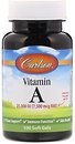 Фото Carlson Labs Vitamin A 25000 IU 100 капсул (CAR-01131)