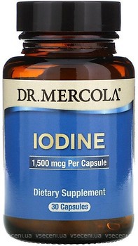 Фото Dr. Mercola Iodine 1.5 мг 30 капсул (MCL-01614)