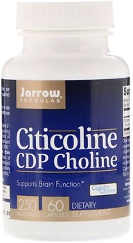 Фото Jarrow Formulas Citicoline CDP Choline 250 мг 60 капсул