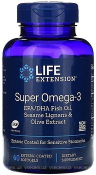 Фото Life Extension Omega Foundations Super Omega-3 60 капсул (LEX-19856)