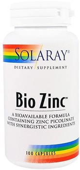 Фото Solaray Bio Zinc 100 капсул