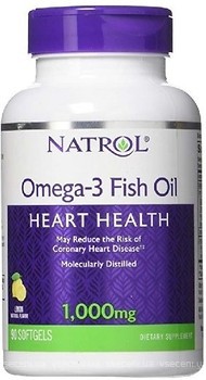 Фото Natrol Omega-3 1000 мг со вкусом лимона 90 капсул