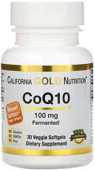 Фото California Gold Nutrition CoQ10 100 мг 30 капсул