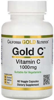 Фото California Gold Nutrition Vitamin C 1000 мг 60 капсул