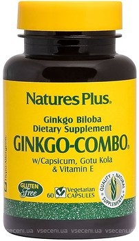 Фото Nature's Plus Ginkgo-Combo 60 капсул