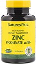 Фото Nature's Plus Zinc Picolinate w/B-6, 120 таблеток