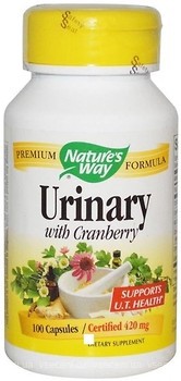 Фото Nature's Way Urinary with Cranberry 420 мг 100 капсул