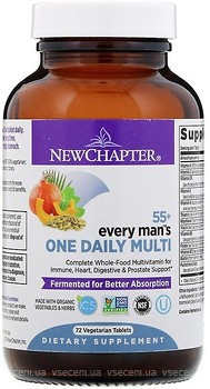 Фото New Chapter 55+ Every Man's One Daily Multi 72 таблетки