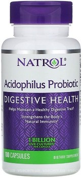 Фото Natrol Acidophilus Probiotic 100 капсул