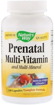 Фото Nature's Way Prenatal Multi-Vitamin and Multi-Mineral 180 капсул (NWY45130)