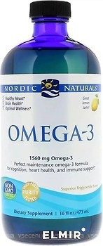Фото Nordic Naturals Omega-3 со вкусом лимона 1560 мг 437 мл