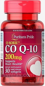 Фото Puritan's Pride Q-Sorb Co Q-10 200 мг 30 капсул