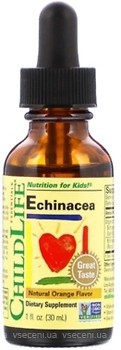 Фото ChildLife Echinacea со вкусом апельсина 30 мл (CDL10100)