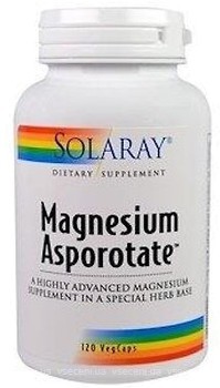 Фото Solaray Magnesium Asporotates 120 капсул (SOR04621)