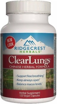 Фото RidgeCrest Herbals ClearLungs 120 капсул (RCH136)