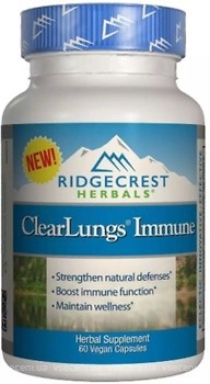 Фото RidgeCrest Herbals ClearLungs 60 капсул (RCH139)