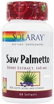 Фото Solaray Saw Palmetto Berry Extract 160 мг 60 капсул (SOR03782)