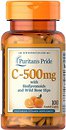 Фото Puritan's Pride Vitamin C 500 мг with Bioflavonoids & Rose Hips 100 капсул