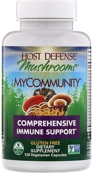 Фото Fungi Perfecti Mushrooms MyCommunity Comprehensive Immune Support 120 капсул (FPI03813)