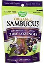 Фото Nature's Way Sambucus Organic Zinc 24 леденцов