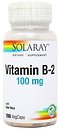 Фото Solaray Vitamin B2 100 мг 100 капсул (SOR04327)