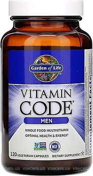 Фото Garden of Life Vitamin Code Men 120 капсул (GOL11368)